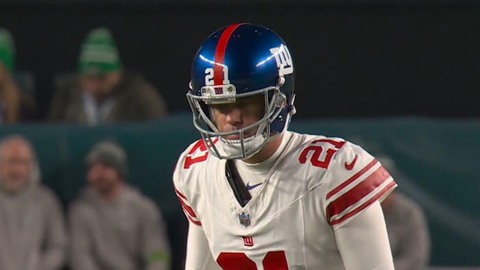 Mason Crosby in New York Giants debut